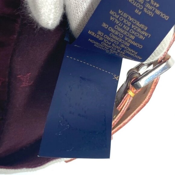 LOUIS VUITTON M7176L Cap League hat cap baseball cap cotton White/wine-red - Picture 5 of 13